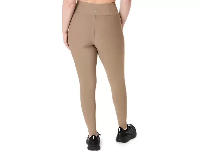 Calça feminina canelada de cintura alta 7/8 justa Calça feminina canelada de cintura alta 7/8 justa