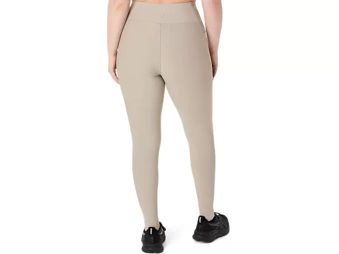 Calça feminina canelada de cintura alta 7/8 justa Calça feminina canelada de cintura alta 7/8 justa