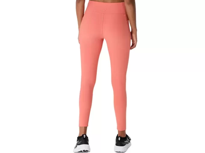 Calça feminina canelada de cintura alta 7/8 justa Calça feminina canelada de cintura alta 7/8 justa