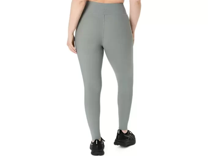 Calça feminina canelada de cintura alta 7/8 justa Calça feminina canelada de cintura alta 7/8 justa