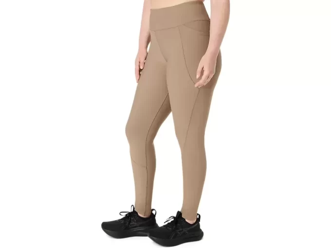 Calça feminina canelada de cintura alta 7/8 justa Calça feminina canelada de cintura alta 7/8 justa