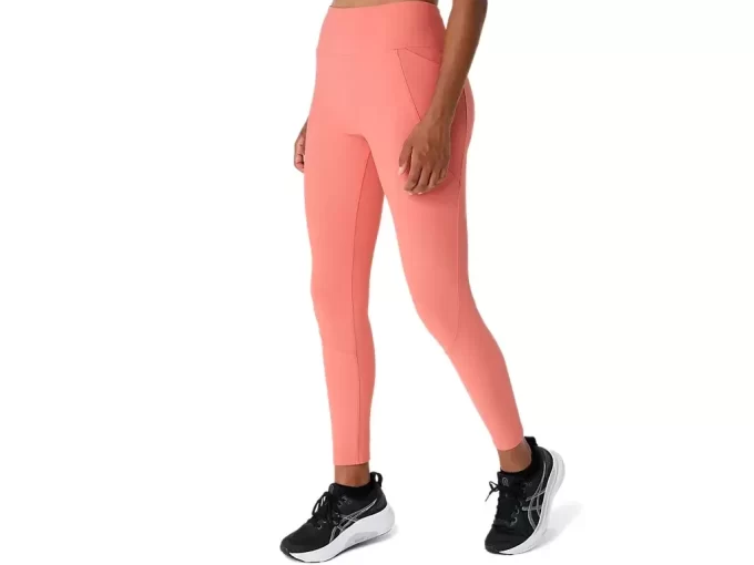 Calça feminina canelada de cintura alta 7/8 justa Calça feminina canelada de cintura alta 7/8 justa