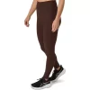 Calça feminina canelada de cintura alta 7/8 justa Calça feminina canelada de cintura alta 7/8 justa