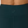 Calça feminina canelada de cintura alta 7/8 justa Calça feminina canelada de cintura alta 7/8 justa