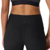 Calça feminina canelada de cintura alta 7/8 justa Calça feminina canelada de cintura alta 7/8 justa