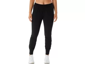 Calça feminina de treino com elasticidade no tronco