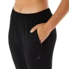 Calça feminina de treino com elasticidade no tronco Calça feminina de treino com elasticidade no tronco