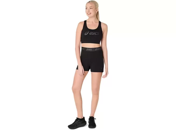 Calça legging essencial com o logotipo da ASICS de 7,6 cm (3 polegadas). Calça legging essencial com o logotipo da ASICS de 7,6 cm (3 polegadas).