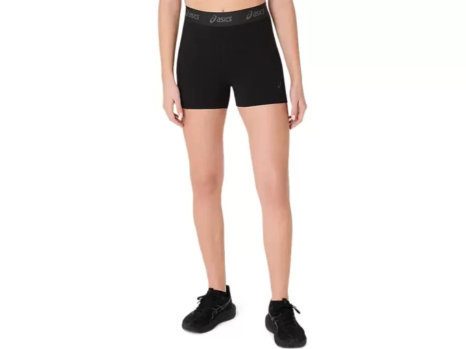 Calça legging essencial com o logotipo da ASICS de 7,6 cm (3 polegadas). Calça legging essencial com o logotipo da ASICS de 7,6 cm (3 polegadas).
