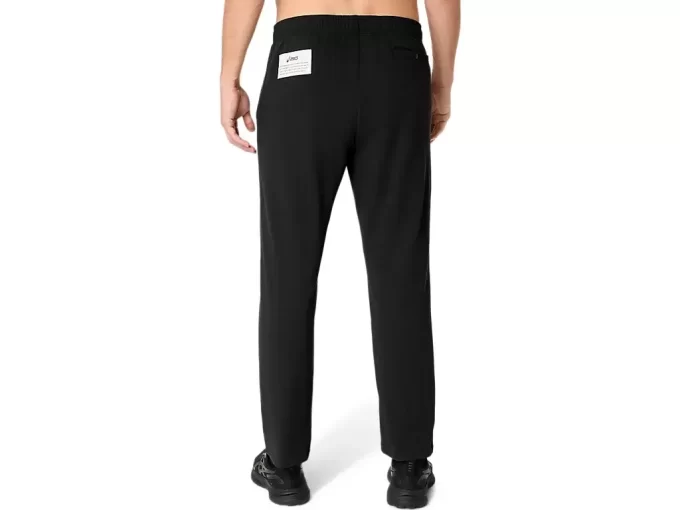 Calça reta de malha pesada Calça reta de malha pesada