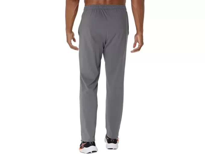 Calça reta de malha pesada