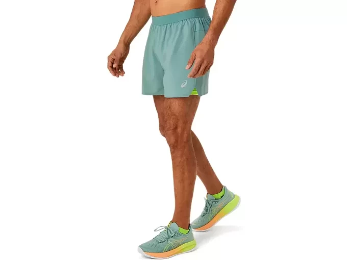 Calção masculino de estrada 2 em 1 de 5 polegadas Calção masculino de estrada 2 em 1 de 5 polegadas