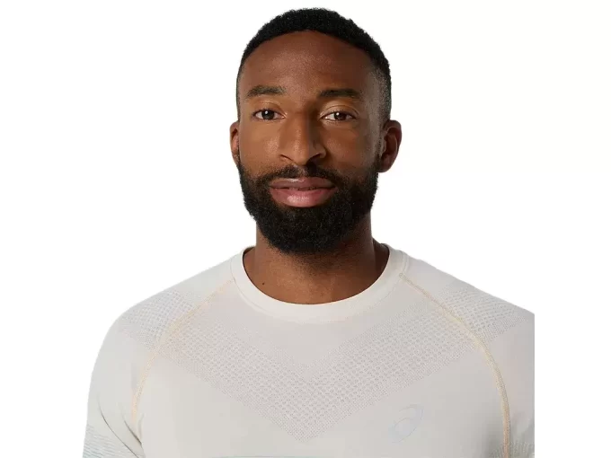 Camisa masculina de manga comprida sem costura