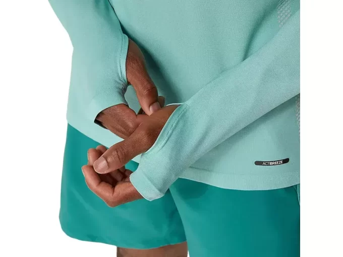 Camisa masculina de manga comprida sem costura