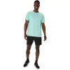Camiseta ASICS com bordado espiral Camiseta ASICS com bordado espiral