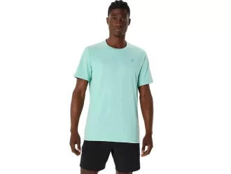 Camiseta ASICS com bordado espiral