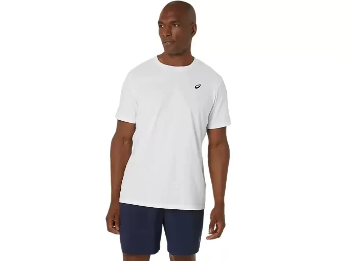 Camiseta ASICS com bordado espiral