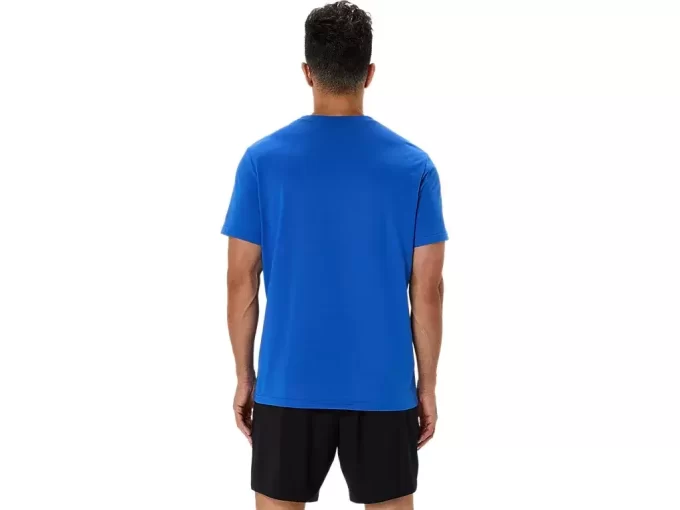 Camiseta ASICS com bordado espiral Camiseta ASICS com bordado espiral