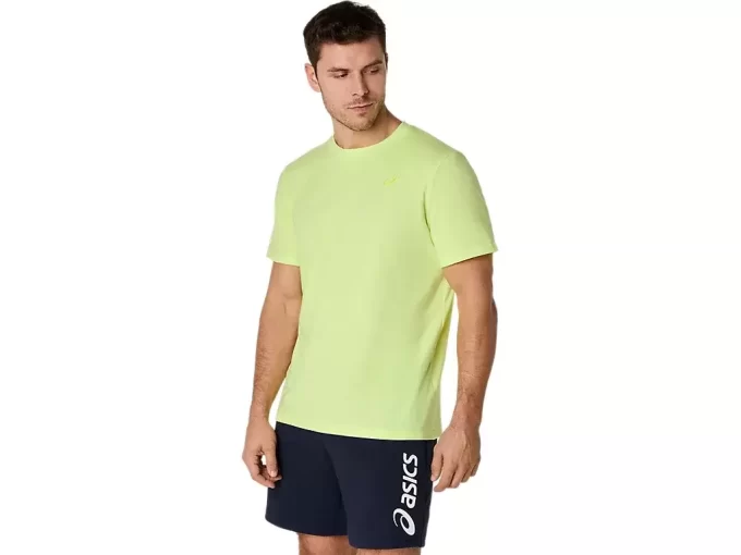 Camiseta ASICS com bordado espiral