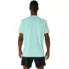 Camiseta ASICS com bordado espiral Camiseta ASICS com bordado espiral