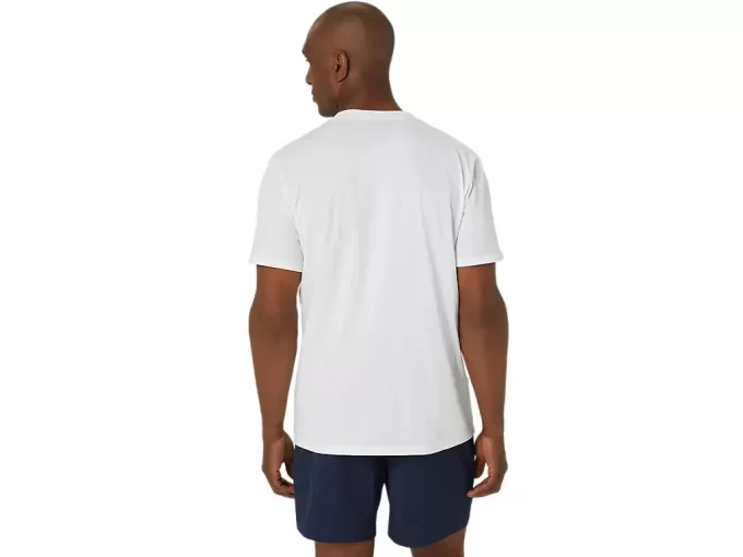 Camiseta ASICS com bordado espiral