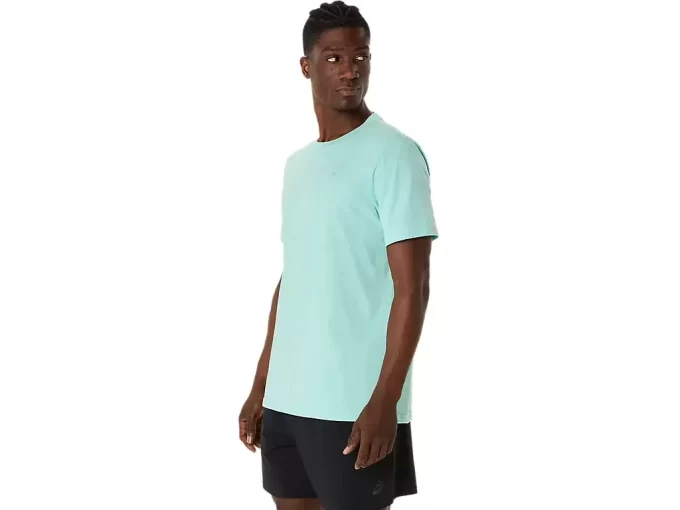 Camiseta ASICS com bordado espiral Camiseta ASICS com bordado espiral