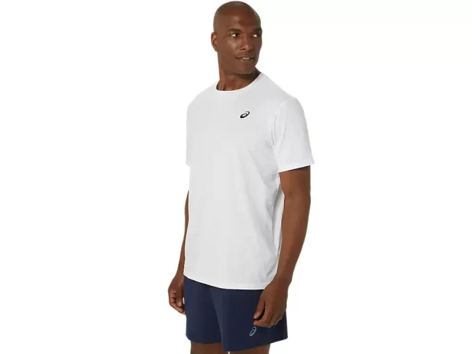 Camiseta ASICS com bordado espiral