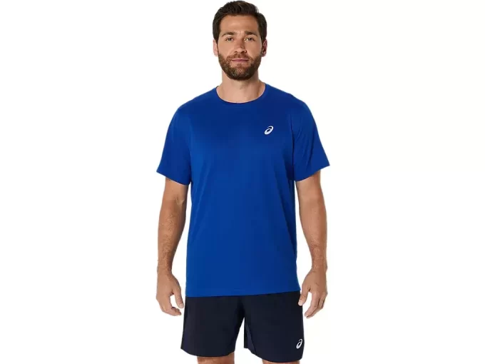 CAMISETA DE MANGA CURTA ASICS PRATA