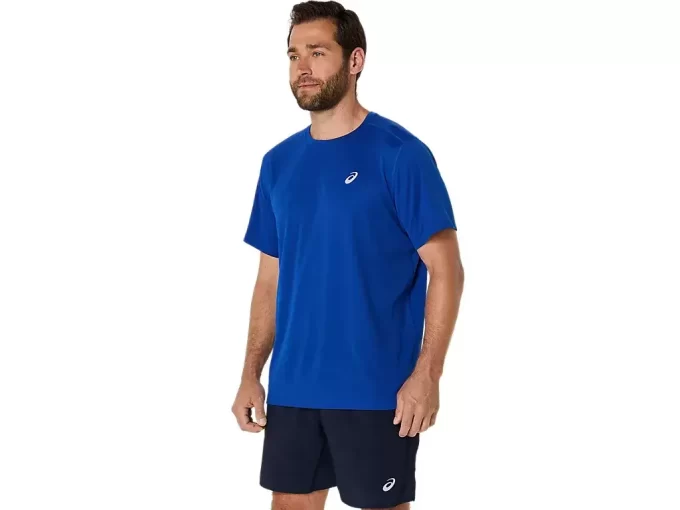 CAMISETA DE MANGA CURTA ASICS PRATA