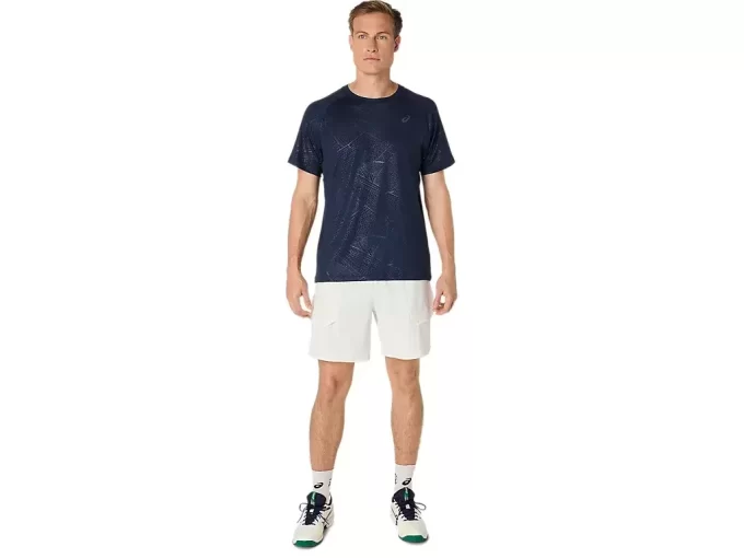 CAMISETA DE MANGA CURTA COM ESTAMPA DE JOGO POR TODA PARTE