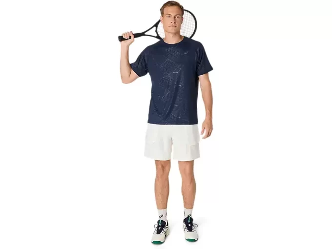 CAMISETA DE MANGA CURTA COM ESTAMPA DE JOGO POR TODA PARTE