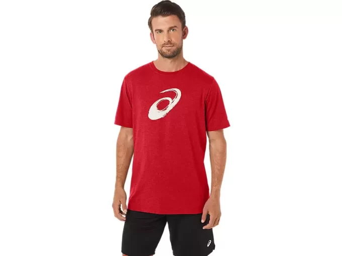 CAMISETA DE MANGA CURTA COM ESTAMPA DE PINCEL CAMISETA DE MANGA CURTA COM ESTAMPA DE PINCEL