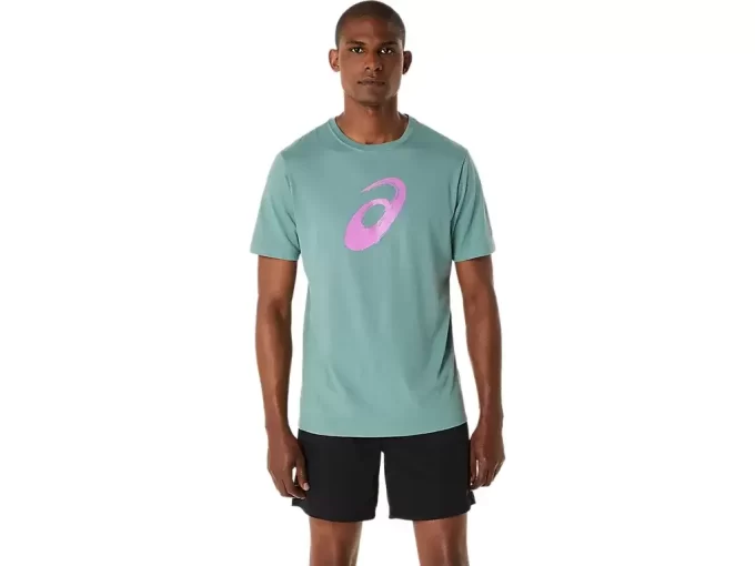 CAMISETA DE MANGA CURTA COM ESTAMPA DE PINCEL CAMISETA DE MANGA CURTA COM ESTAMPA DE PINCEL