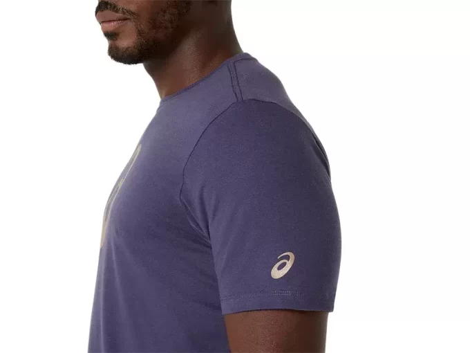 CAMISETA DE MANGA CURTA COM ESTAMPA DE PINCEL CAMISETA DE MANGA CURTA COM ESTAMPA DE PINCEL