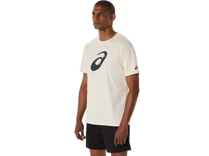 CAMISETA DE MANGA CURTA COM ESTAMPA DE PINCEL CAMISETA DE MANGA CURTA COM ESTAMPA DE PINCEL