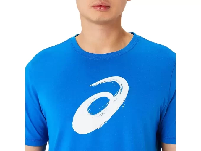 CAMISETA DE MANGA CURTA COM ESTAMPA DE PINCEL CAMISETA DE MANGA CURTA COM ESTAMPA DE PINCEL