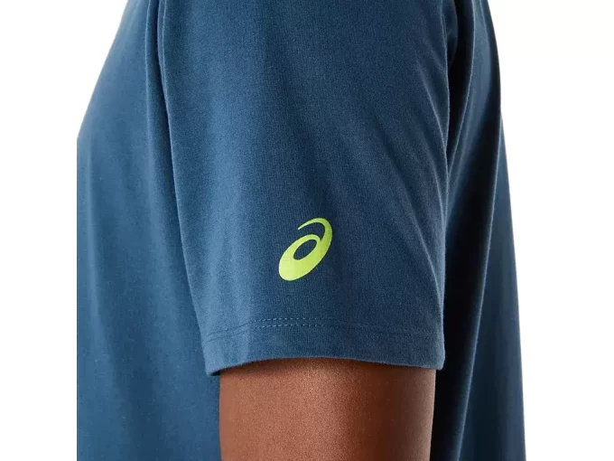 CAMISETA DE MANGA CURTA COM ESTAMPA DE PINCEL CAMISETA DE MANGA CURTA COM ESTAMPA DE PINCEL