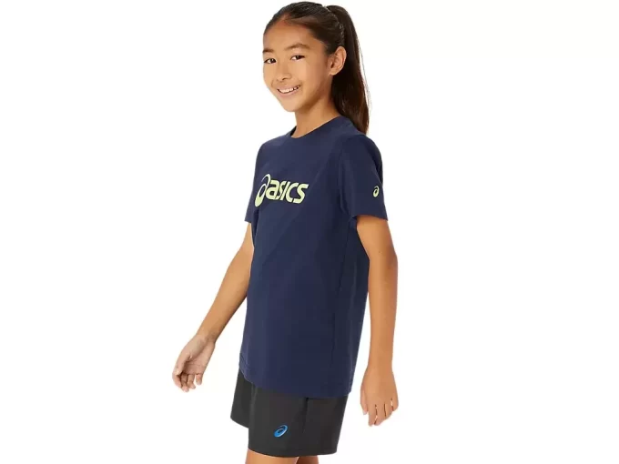 CAMISETA DE MANGA CURTA COM LOGOTIPO DA ASICS CAMISETA DE MANGA CURTA COM LOGOTIPO DA ASICS