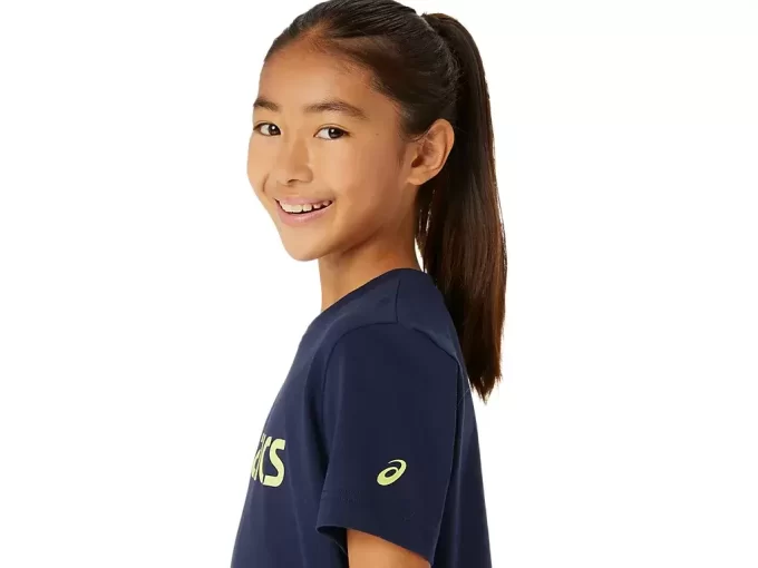 CAMISETA DE MANGA CURTA COM LOGOTIPO DA ASICS CAMISETA DE MANGA CURTA COM LOGOTIPO DA ASICS