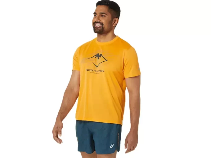 CAMISETA DE MANGA CURTA COM LOGOTIPO DA FUJITRAIL CAMISETA DE MANGA CURTA COM LOGOTIPO DA FUJITRAIL