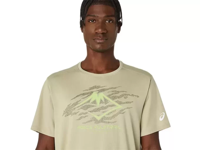 CAMISETA DE MANGA CURTA COM LOGOTIPO DA FUJITRAIL