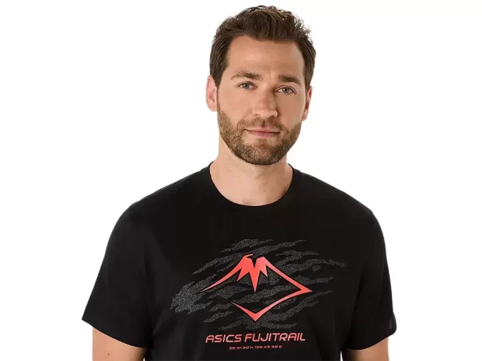 CAMISETA DE MANGA CURTA COM LOGOTIPO DA FUJITRAIL CAMISETA DE MANGA CURTA COM LOGOTIPO DA FUJITRAIL