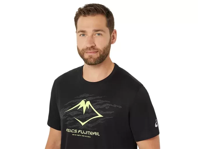 CAMISETA DE MANGA CURTA COM LOGOTIPO DA FUJITRAIL CAMISETA DE MANGA CURTA COM LOGOTIPO DA FUJITRAIL