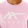 Camiseta de manga curta listrada da ASICS