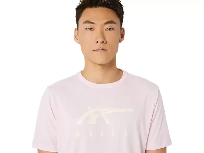 Camiseta de manga curta listrada da ASICS