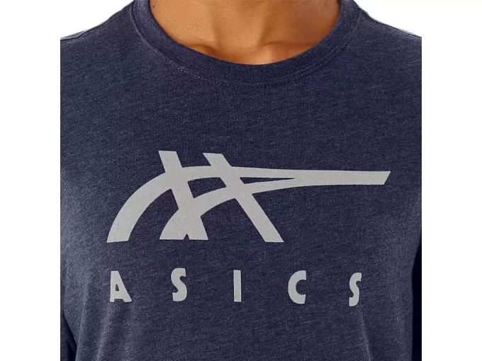 Camiseta de manga curta listrada da ASICS