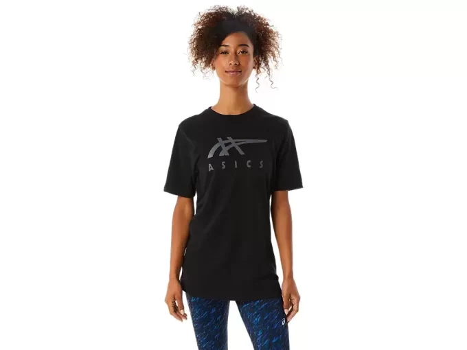 Camiseta de manga curta listrada da ASICS