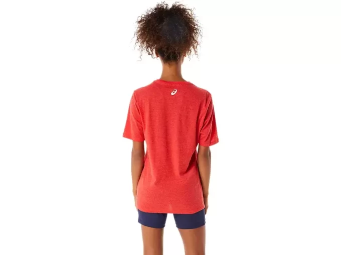 Camiseta de manga curta listrada da ASICS