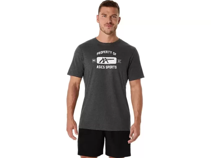 CAMISETA DE MANGA CURTA PROPRIEDADE DA ASICS SPORTS