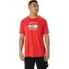 CAMISETA DE MANGA CURTA PROPRIEDADE DA ASICS SPORTS